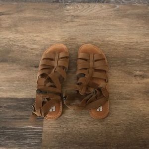 bp tan gladiator sandals